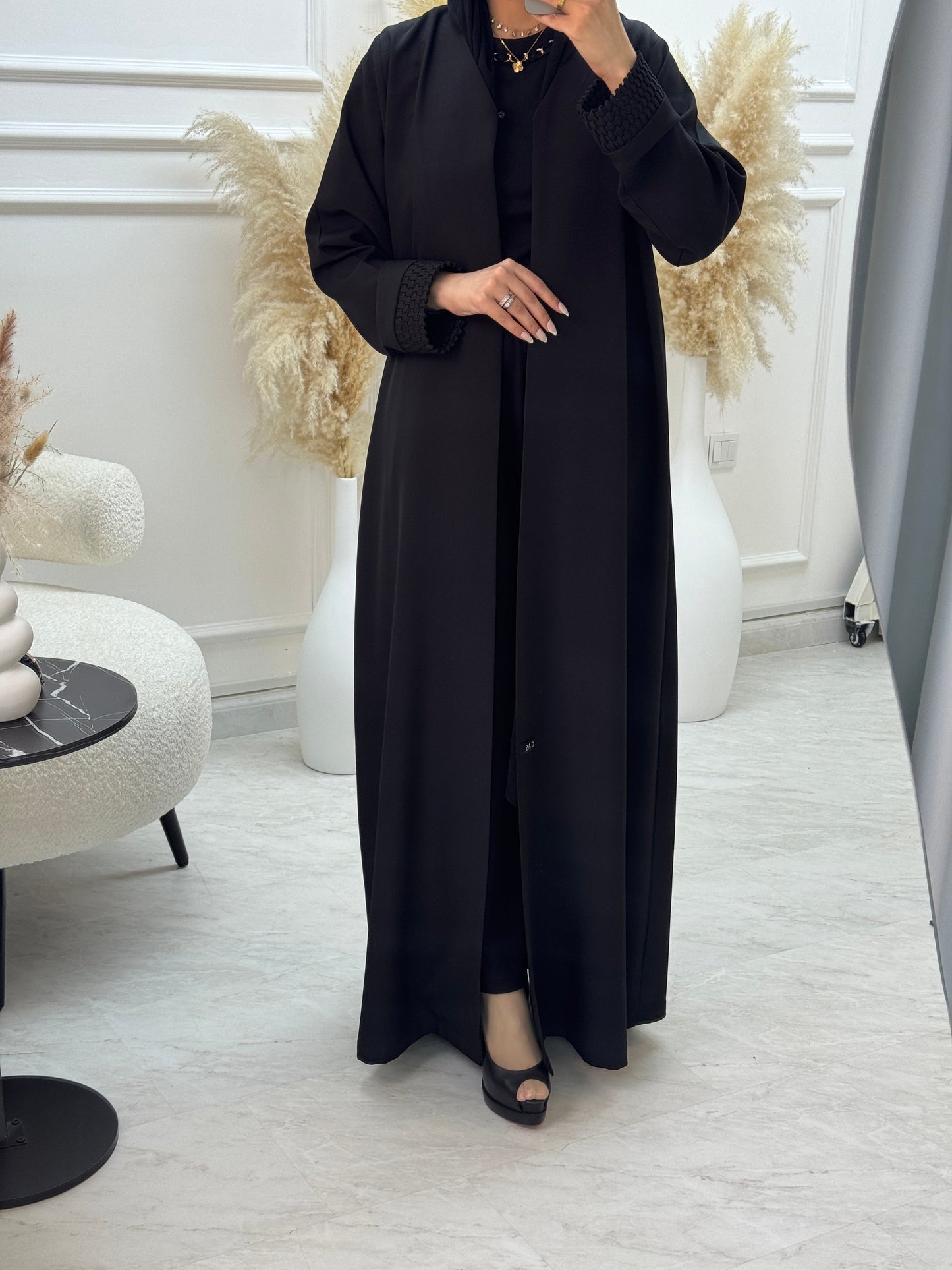 C 1062 Black Abaya